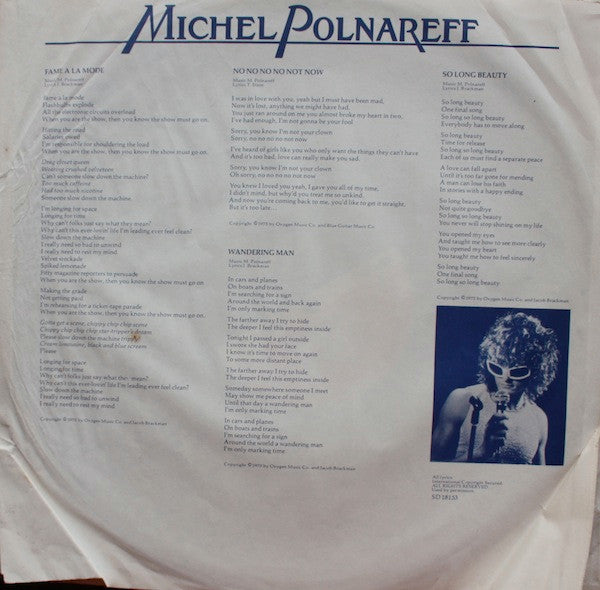 Michel Polnareff : Michel Polnareff (LP, Album, RI)
