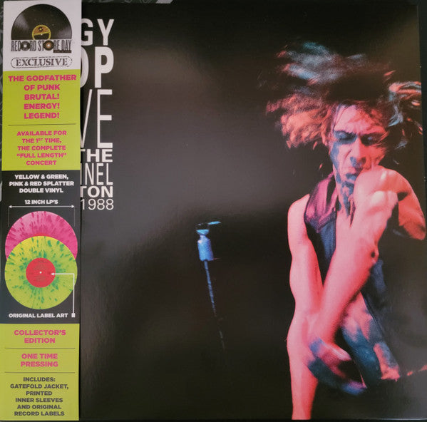 Iggy Pop : Live At The Channel Boston (2xLP, RSD, Ltd, RE, Yel)