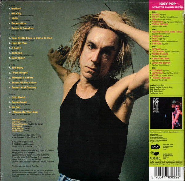Iggy Pop : Live At The Channel Boston (2xLP, RSD, Ltd, RE, Yel)