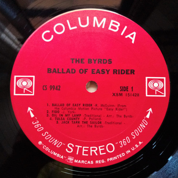 The Byrds : Ballad Of Easy Rider (LP, Album, Ter)
