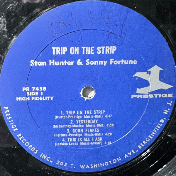Stan Hunter & Sonny Fortune : Trip On The Strip (LP, Album, Mono)