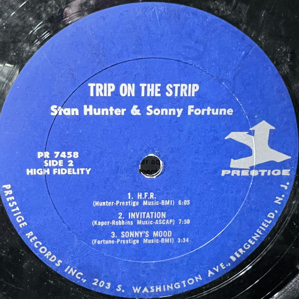 Stan Hunter & Sonny Fortune : Trip On The Strip (LP, Album, Mono)