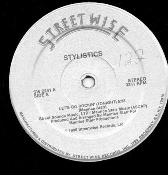 The Stylistics : Let's Go Rockin' (Tonight) (12")