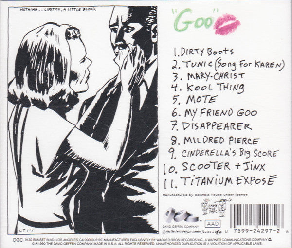 Sonic Youth : Goo (CD, Album, Club)