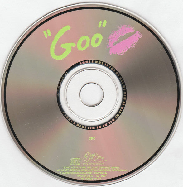 Sonic Youth : Goo (CD, Album, Club)