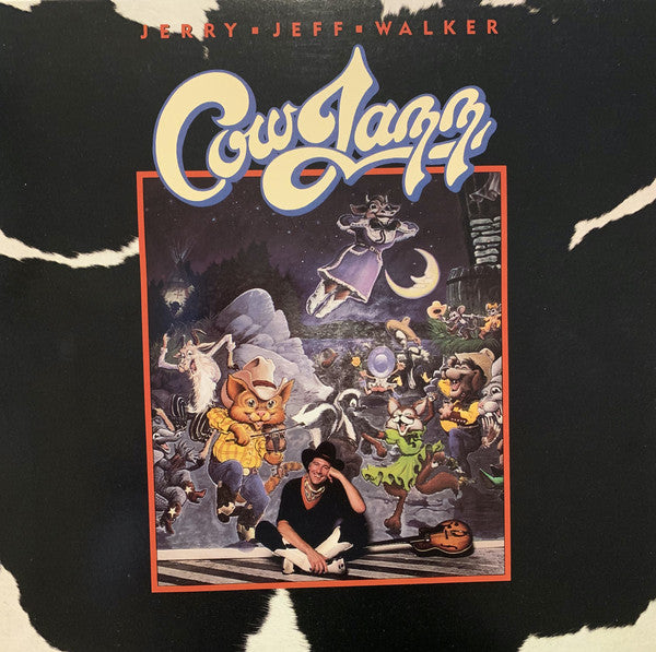 Jerry Jeff Walker : Cowjazz (LP, Album, Pin)