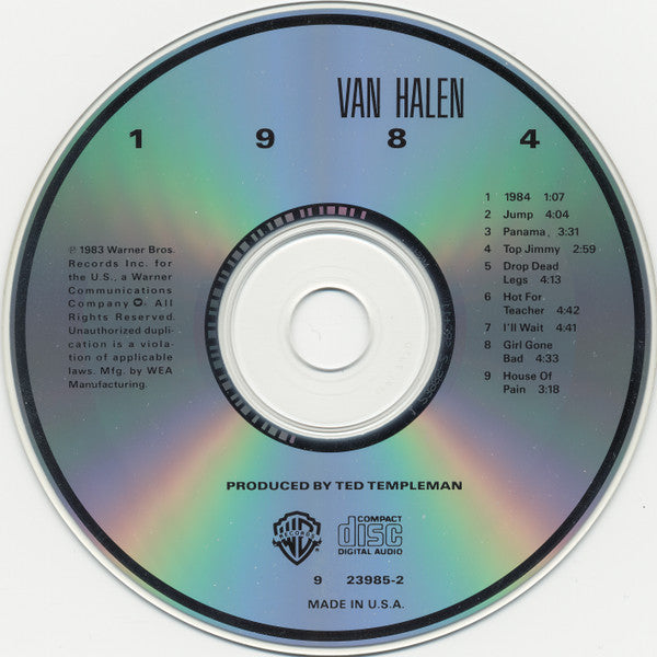 Van Halen : 1984 (CD, Album, RE, RP, SRC)