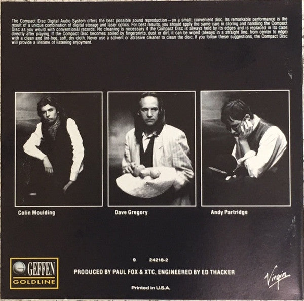 XTC : Oranges & Lemons (CD, Album, RE, Gol)