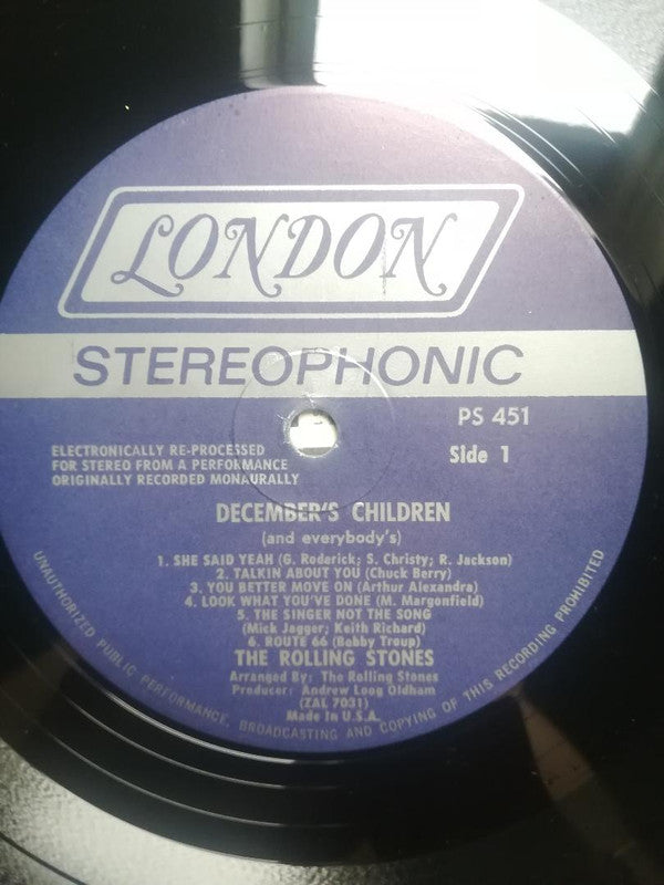 The Rolling Stones : December's Children (And Everybody's) (LP, Album, RP)