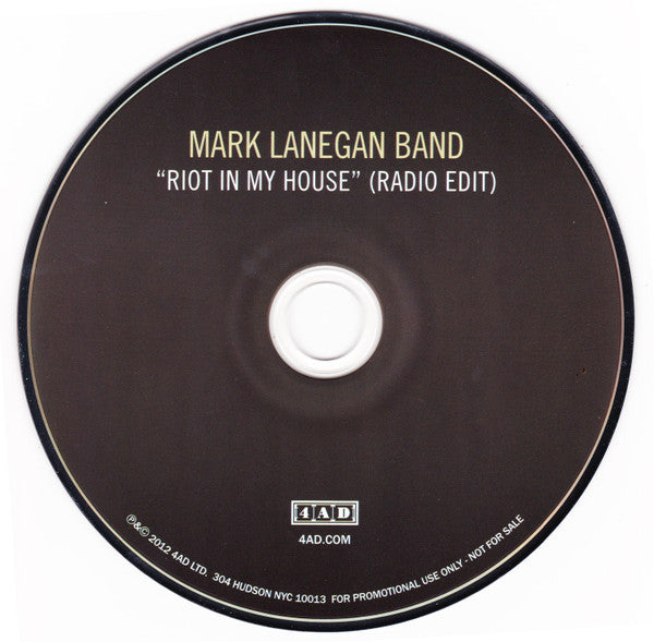 Mark Lanegan Band : Riot In My House (CD, Promo)