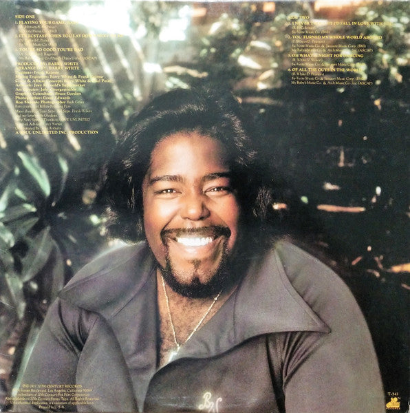 Barry White : Barry White Sings For Someone You Love (LP, Album, Ter)