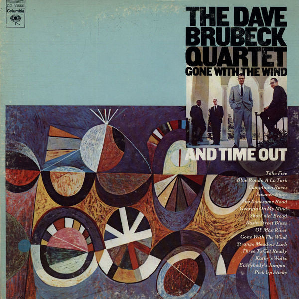The Dave Brubeck Quartet : Gone With The Wind And Time Out (2xLP, Comp, Gat)