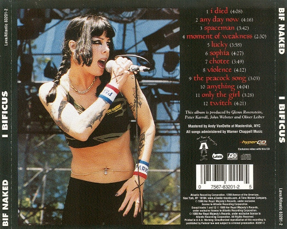 Bif Naked : I Bificus (CD, Album, Enh, hyp)