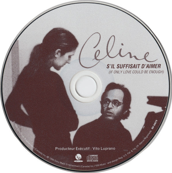 Céline Dion : S'Il Suffisait D'Aimer (If Only Love Could Be Enough) (CD, Album)