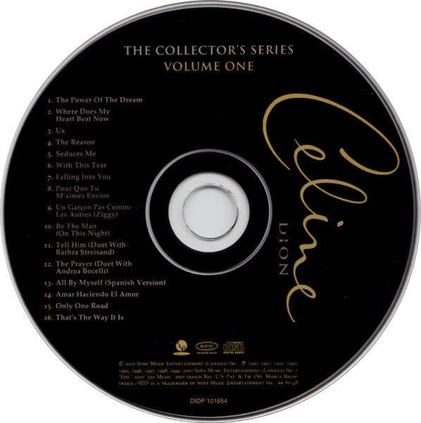 Céline Dion : The Collector's Series Volume One (CD, Comp)