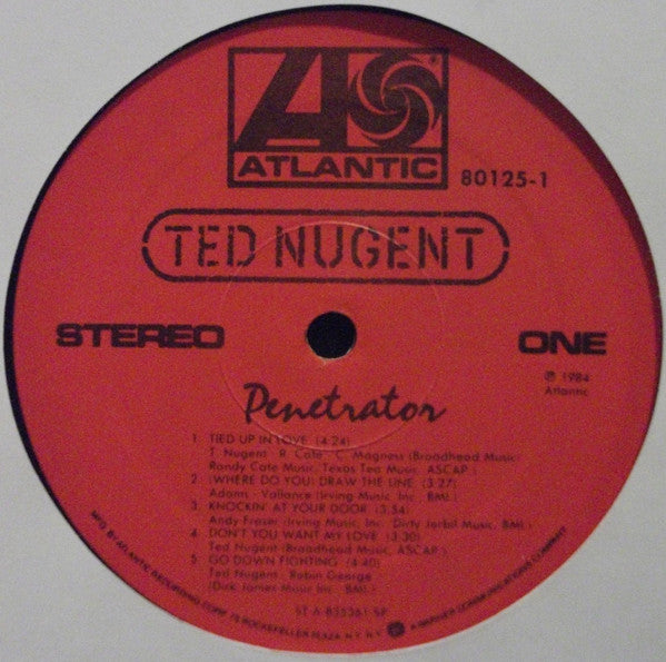 Ted Nugent : Penetrator (LP, Album, SP )