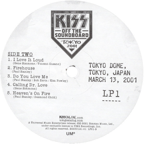 Kiss : Off The Soundboard Tokyo 2001 (3xLP, Ltd)