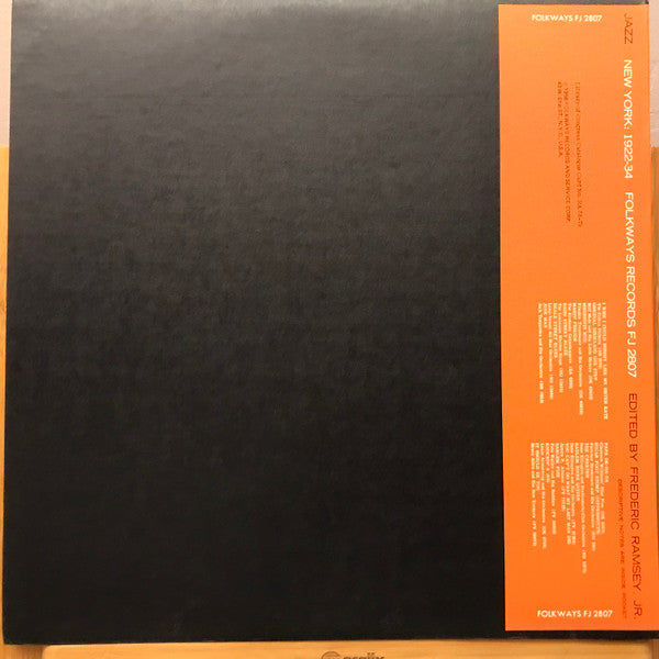 Various : Jazz Volume 7: New York (1922-1934) (LP, Comp)