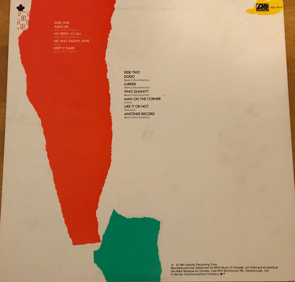 Genesis : Abacab (LP, Album, A /)