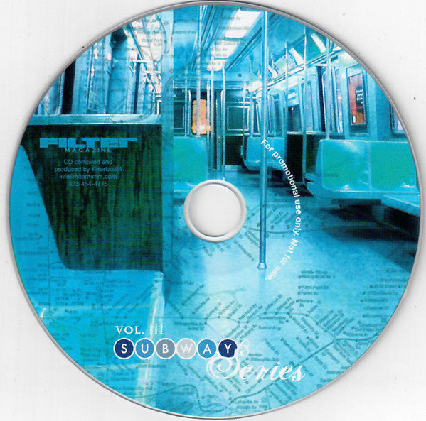 Various : Filter Magazine Subway Series Vol. III (CD, Comp, Promo)