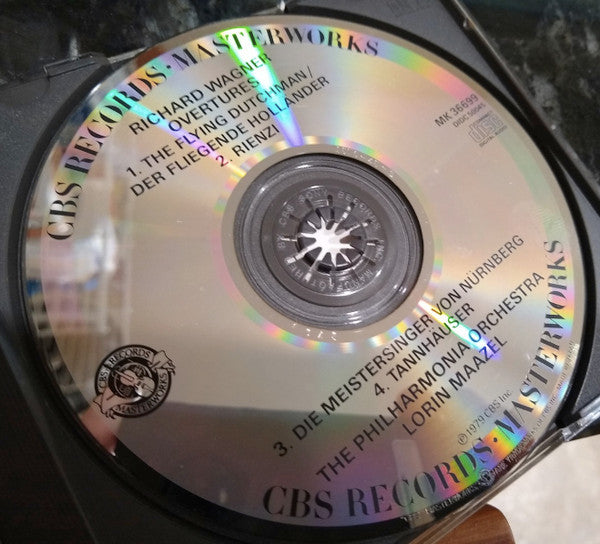 Wagner*, Lorin Maazel, Philharmonia Orchestra : Overtures = Ouvertüren = Ouvertures (CD, Album, RE)