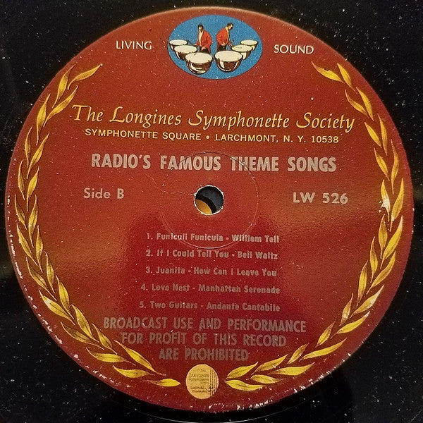 The Longines Symphonette : Radio's Famous Theme Songs (LP, Album, Mono)