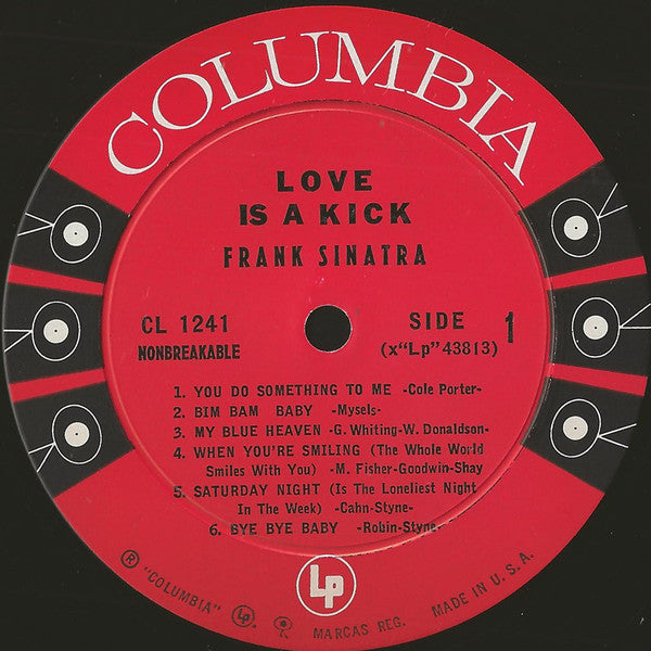 Frank Sinatra : Love Is A Kick (LP, Album, Comp, Mono, Bri)