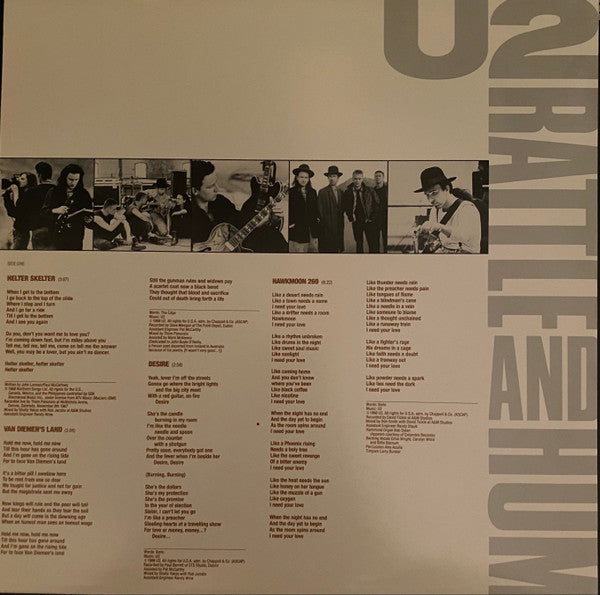 U2 : Rattle And Hum (2xLP, Album, All)