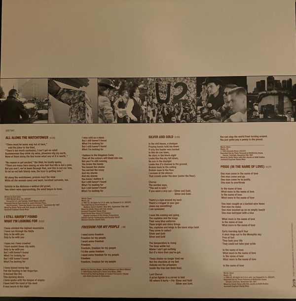 U2 : Rattle And Hum (2xLP, Album, All)