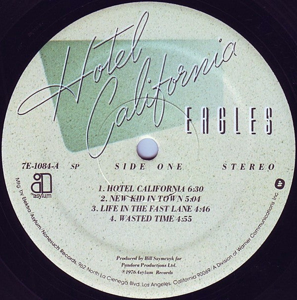 Eagles : Hotel California (LP, Album, SP )