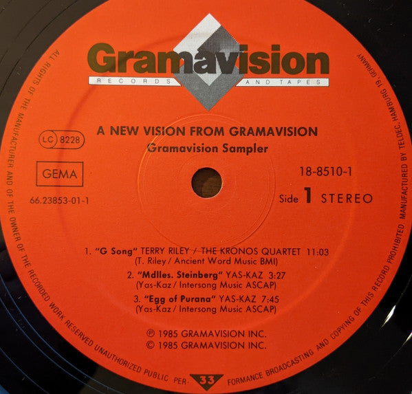Various : A New Vision From Gramavision (LP, Comp)