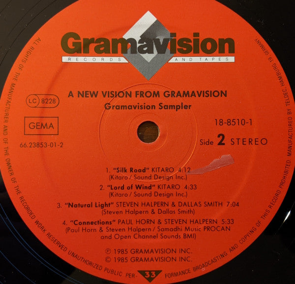 Various : A New Vision From Gramavision (LP, Comp)