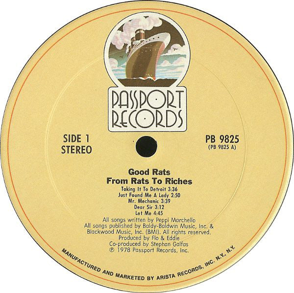 Good Rats : From Rats To Riches (LP, Album, Blu)