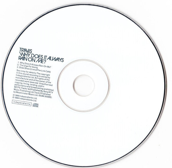 Travis : Why Does It Always Rain On Me? (CD, Single, CD2)