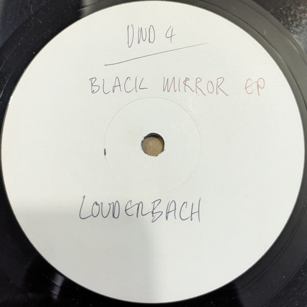 Louderbach : Black Mirror (12", Promo, W/Lbl, Sti)