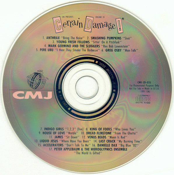Various : CMJ Presents Certain Damage! - Volume 35 (CD, Comp, Promo)