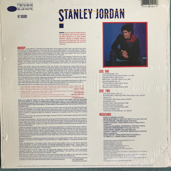 Stanley Jordan : Magic Touch (LP, Album, All)