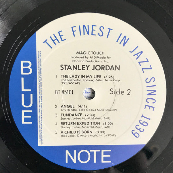 Stanley Jordan : Magic Touch (LP, Album, All)