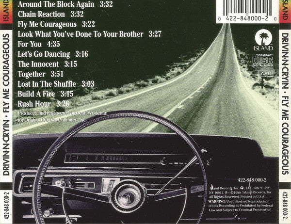 Drivin' N' Cryin' : Fly Me Courageous (CD, Album, RP)