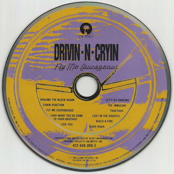 Drivin' N' Cryin' : Fly Me Courageous (CD, Album, RP)