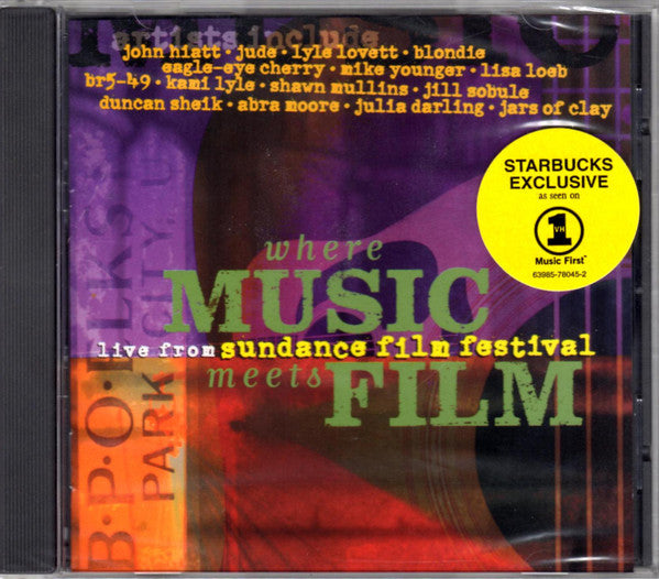 Various : Where Music Meets Film (Live From Sundance Film Festival) (CD, Comp)