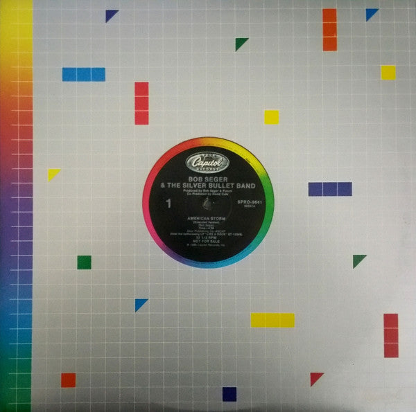 Bob Seger And The Silver Bullet Band : American Storm (Extended Version) (12", Promo)
