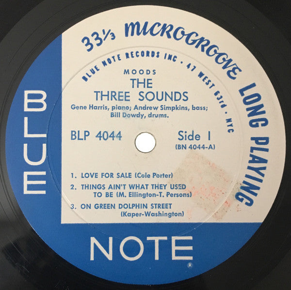 The 3 Sounds* : Moods (LP, Album, Mono)