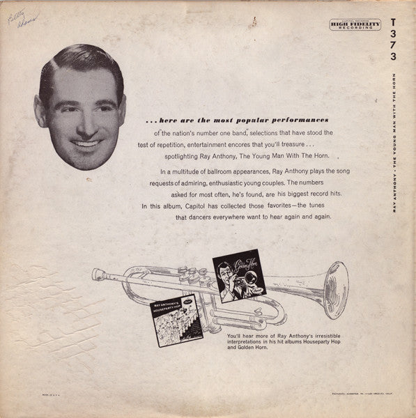 Ray Anthony : The Young Man With The Horn (LP, Comp)