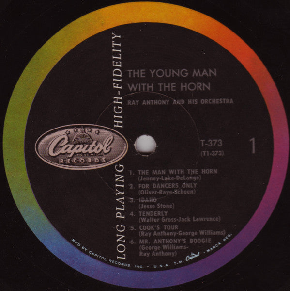 Ray Anthony : The Young Man With The Horn (LP, Comp)