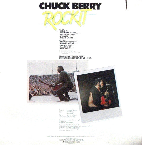 Chuck Berry : Rockit (LP, Album, MO)