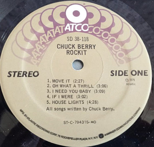 Chuck Berry : Rockit (LP, Album, MO)