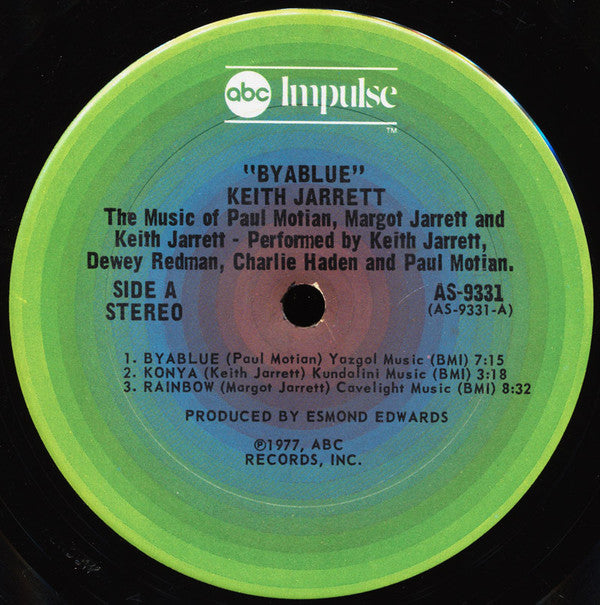 Keith Jarrett : Byablue (LP, Album)