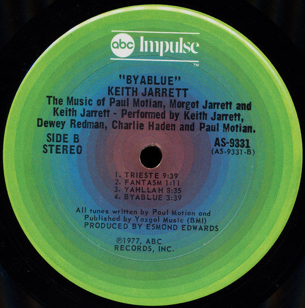 Keith Jarrett : Byablue (LP, Album)