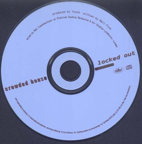 Crowded House : Locked Out (CD, Single, Promo + CD, Comp, Promo)